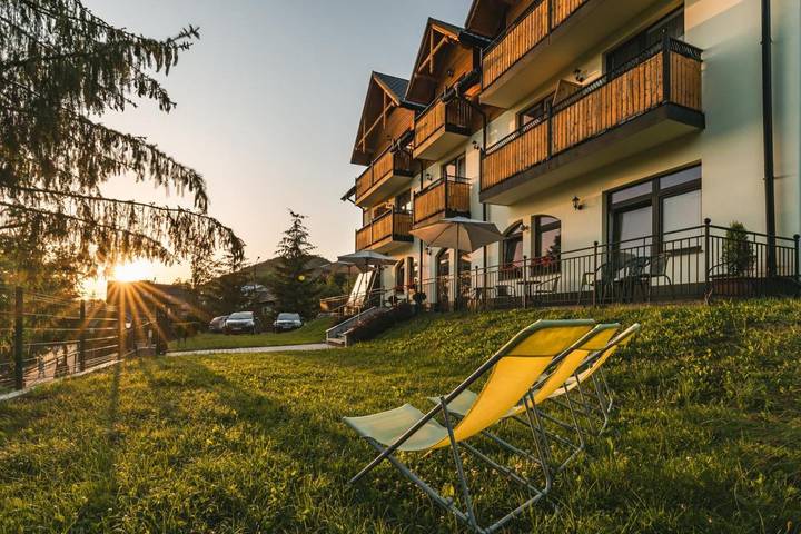 Bed & breakfast dla 4 osób, z widok i taras w Szczawnica