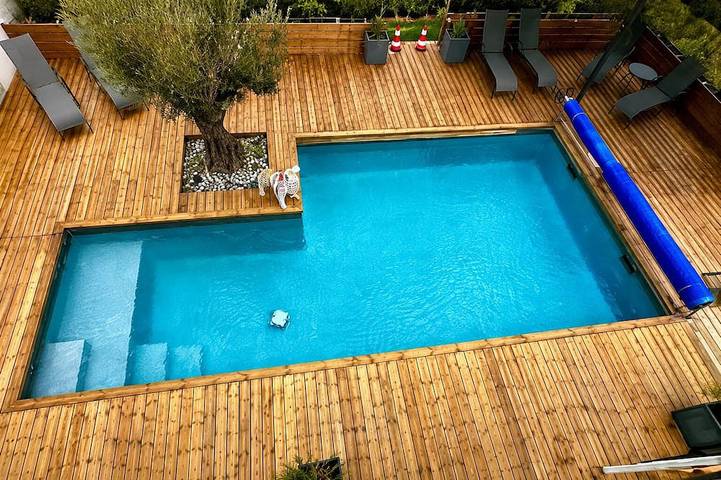 Maison de vacances pour 6 personnes, avec sauna et terrasse ainsi que jardin et jacuzzi - 1