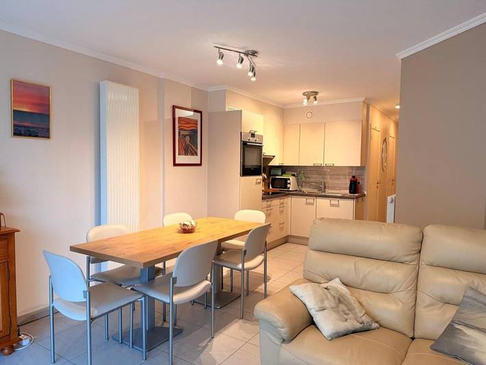 Appartement de vacances pour 4 personnes, avec terrasse à La Panne