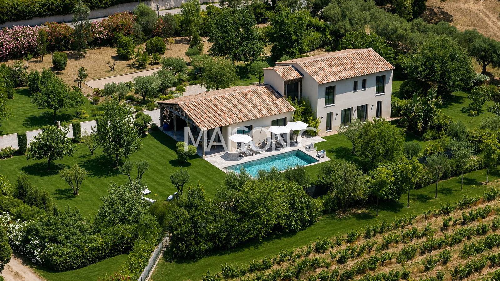 Ferienhaus mit privatem Pool, Wlan und Klimaanlage in Saint-Tropez, Mittelmeerküste (Frankreich)
