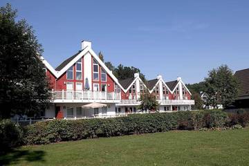 Ferienpark für 7 Personen, mit Garten und Balkon sowie Whirlpool und Sauna, mit Haustier am Scharmützelsee