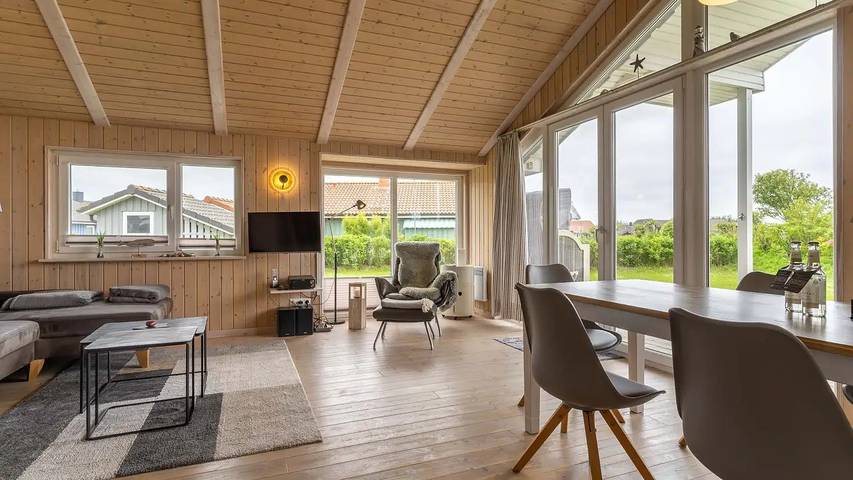 Ferienhaus für 5 Personen, mit Garten und Whirlpool sowie Sauna, mit Haustier in Wesselburenerkoog - 2
