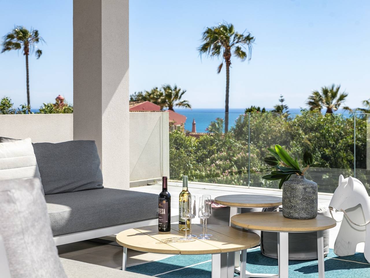 Villa con piscina, vista al mar, Ac - 8 pers. in Santa Maria, São Gonçalo de Lagos