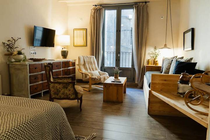 Ganze Wohnung, L'Orfebre Loft Olot Toegang tot overdekt zwembad in Olot, Naturpark Zona Volcànica de la Garrotxa