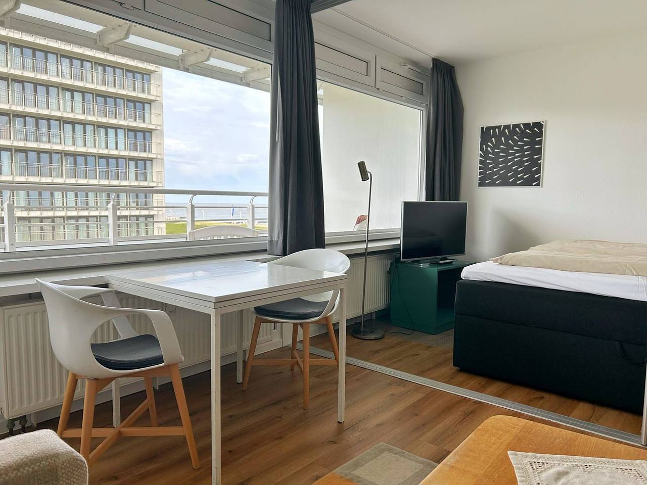 Ganze Wohnung, Komfortabel wohnen in erster Meereslinie - Das Meer vom Balkon aus genießen in Norderney
