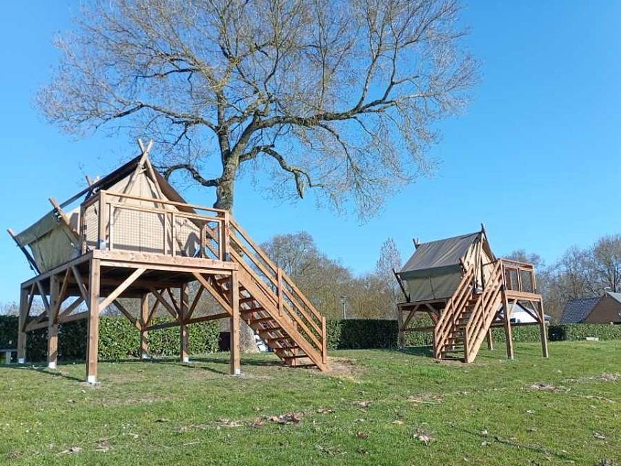 Camping Le Lac des Varennes - Unique 2 personnes - Tente Moorea 11 m² in Marçon, Vallée de la Loire