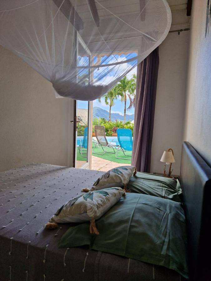 Location de vacances pour 2 personnes, avec vue ainsi que jardin et piscine à Saint-Claude (Guadeloupe) - 4