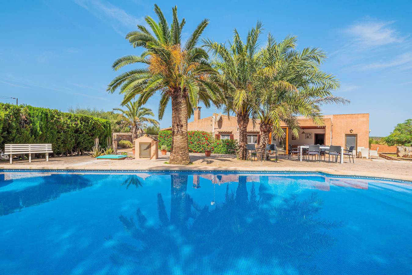 Finca "Villa Son Coves" con jardín y piscina in Santanyí, Mallorca Sur