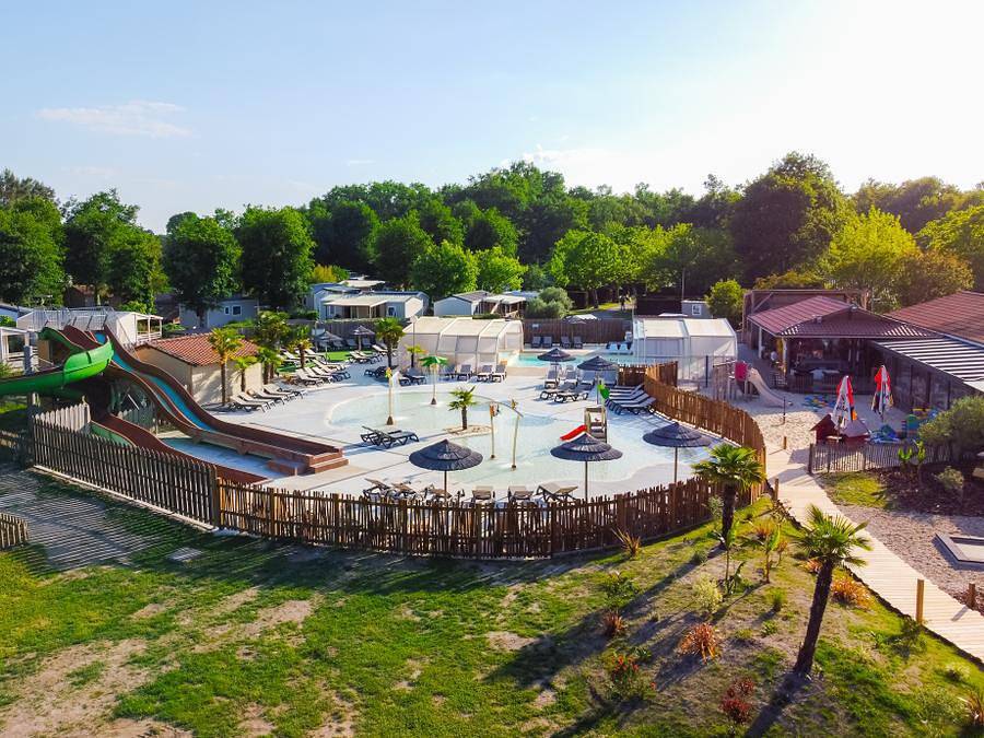 Camping Le Paradis - Mobilheim 4 personen - Margaux 2Ch in Saint-Laurent-Médoc, Regionaler Naturpark Médoc