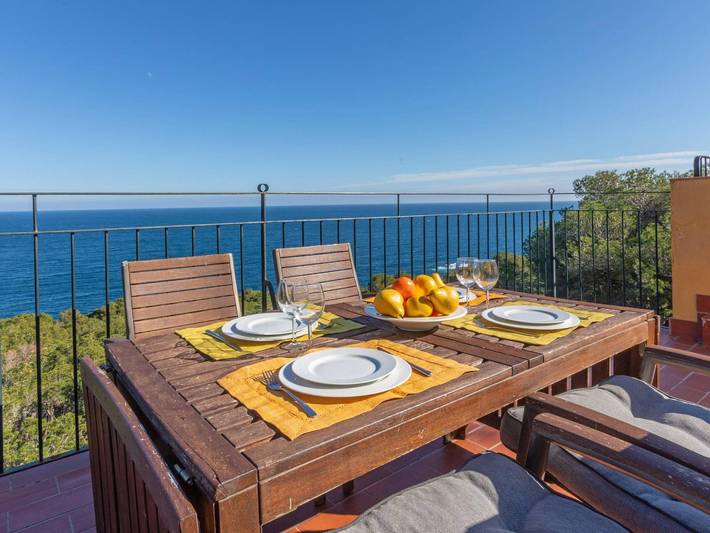 Vakantieappartement voor 6 personen, met terras en zwembad in Palafrugell