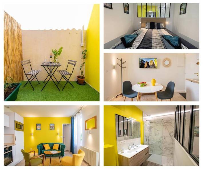 Gîte pour 2 personnes, avec terrasse et jardin à Niort