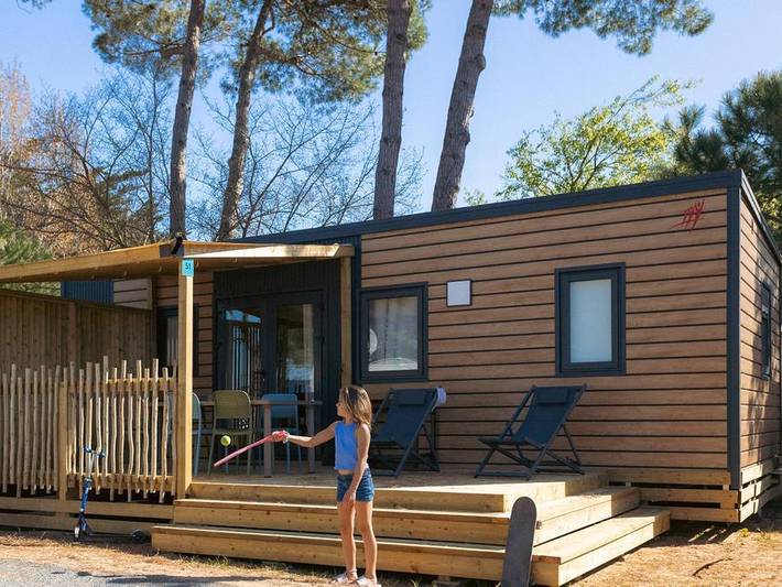Camping Les Varennes - Mobilheim 4 personen - Evasion 2 Zimmer in Le Bois-Plage-en-Ré, Ile de Re