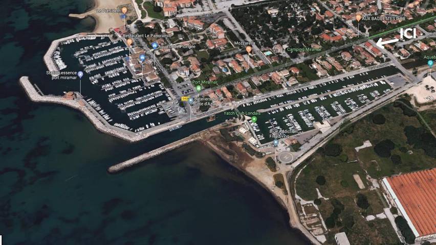 Gîte pour 4 personnes, avec Balcon ainsi que Terrasse et Vue dans Plage Miramar - 4