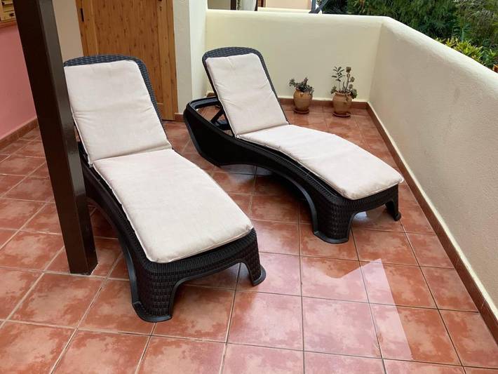 Ferienhaus für 4 Personen, mit Terrasse und Garten sowie Pool und Ausblick auf La Palma - 2