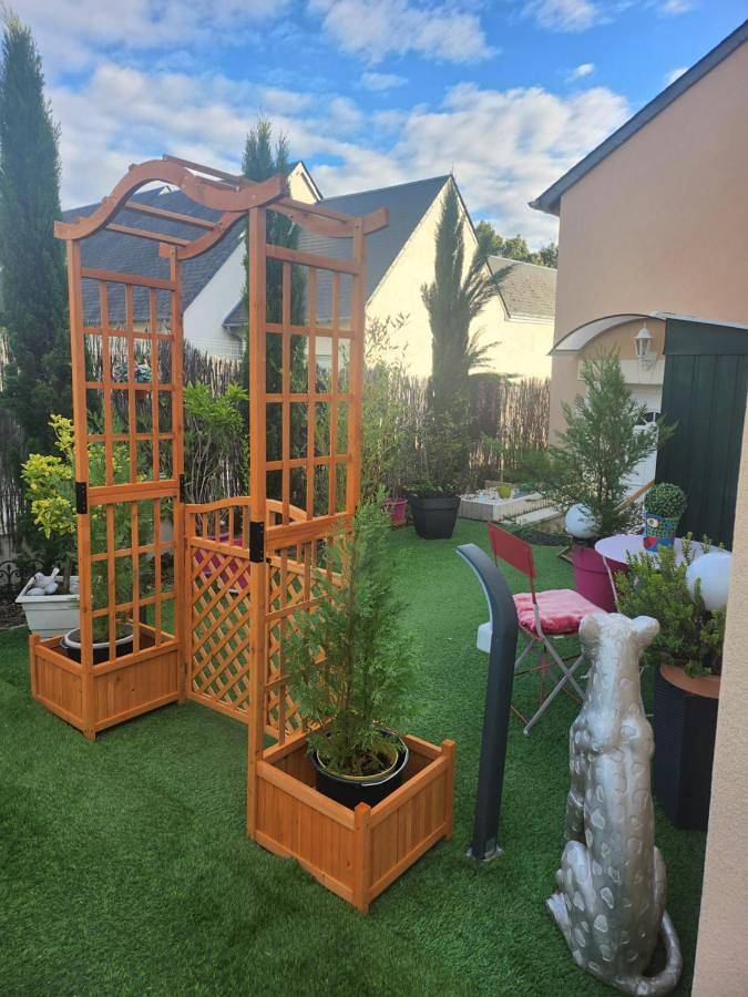 Maison de vacances pour 4 personnes, avec Balcon et Jacuzzi ainsi que Terrasse et Jardin