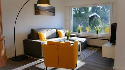 Ferienhaus für 4 Personen, mit Ausblick und Garten sowie Seeblick und Terrasse, kinderfreundlich in Nordrhein-Westfalen