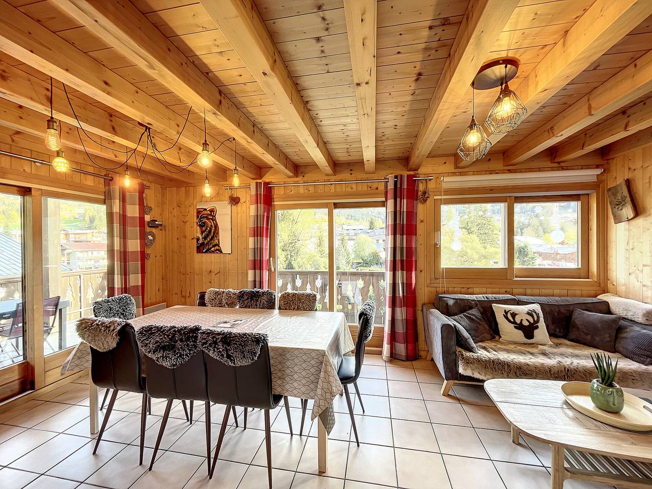 Chalet voor 8 personen met terras in Les Gets, Les Portes du Soleil