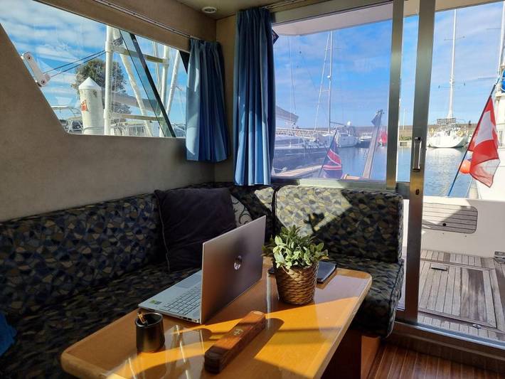 Bateau pour 4 personnes, avec piscine ainsi que vue et balcon en Normandie - 2