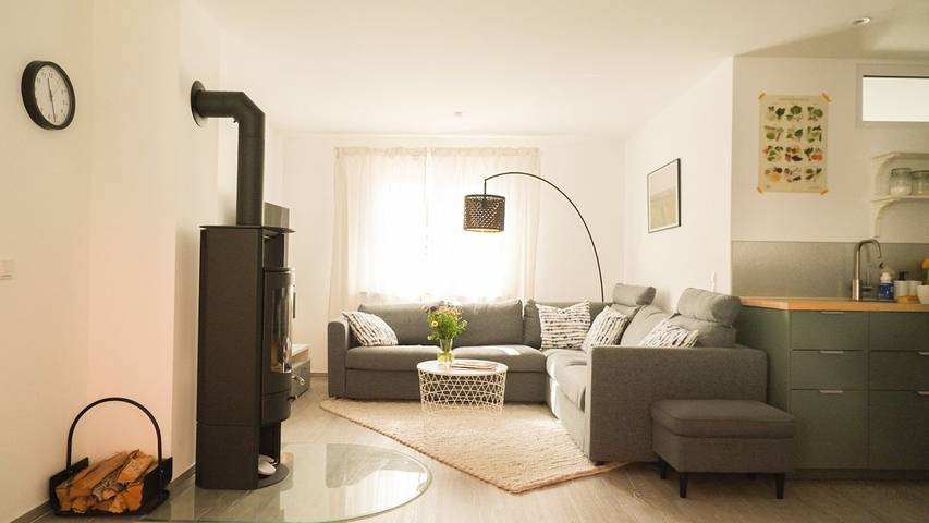 Ferienwohnung für 4 Personen, mit Terrasse und Garten in der Lausitz