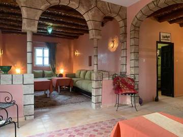 Chambre d’hôte pour 2 personnes, avec jardin ainsi que terrasse et vue dans Ghazoua