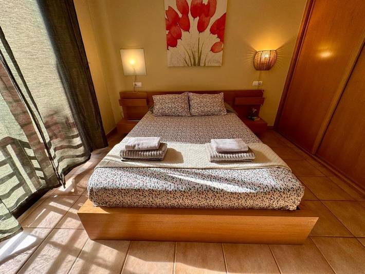 Apartamento para 2 personas, con jardín y piscina en La Tejita