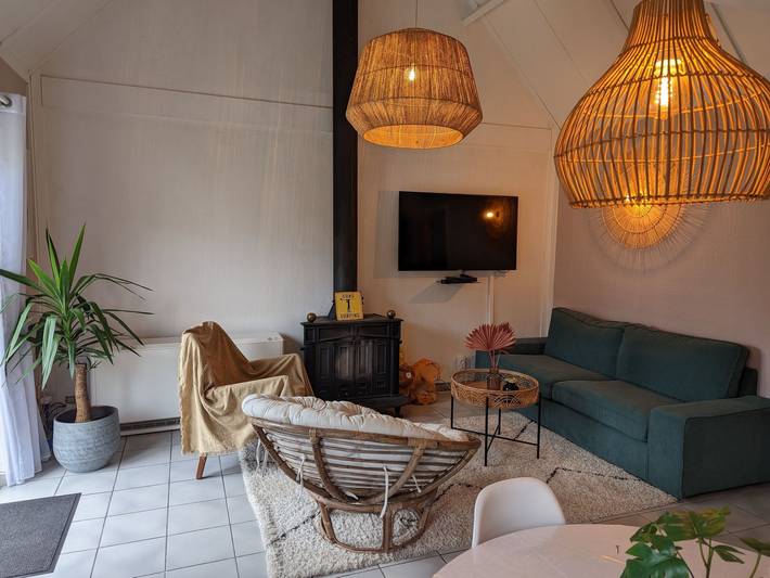 Ferienhaus für 4 Personen, mit Terrasse und Garten