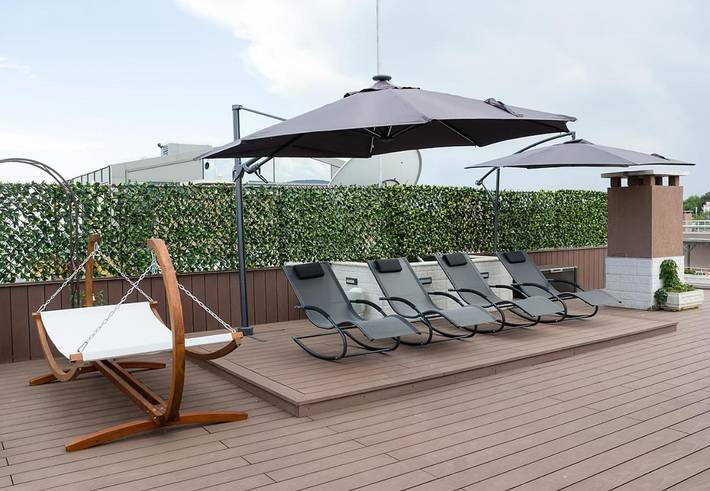 Apartamento de vacaciones para 6 personas, con vistas además de jardín y piscina - 1