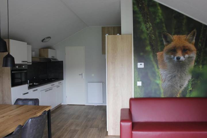 Chalet für 6 Personen, mit Terrasse und Garten sowie Ausblick in den Niederlande - 3