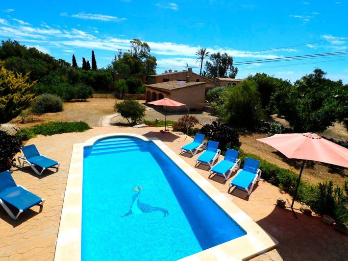 Finca für 6 Personen, mit Garten und Pool sowie Terrasse in Es Llombards - 3