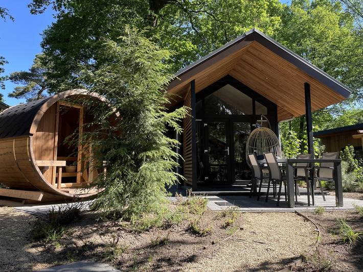 Vakantiehuis voor 4 personen, with Balkon/Terras and Terras as well as Tuin and Sauna op de Hoge Veluwe