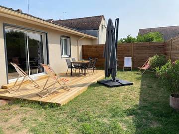 Gîte pour 4 personnes, avec terrasse à La Ferté-Saint-Cyr