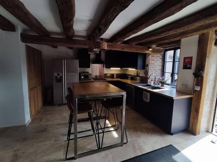 Location de vacances pour 6 personnes, avec terrasse dans Villerbon
