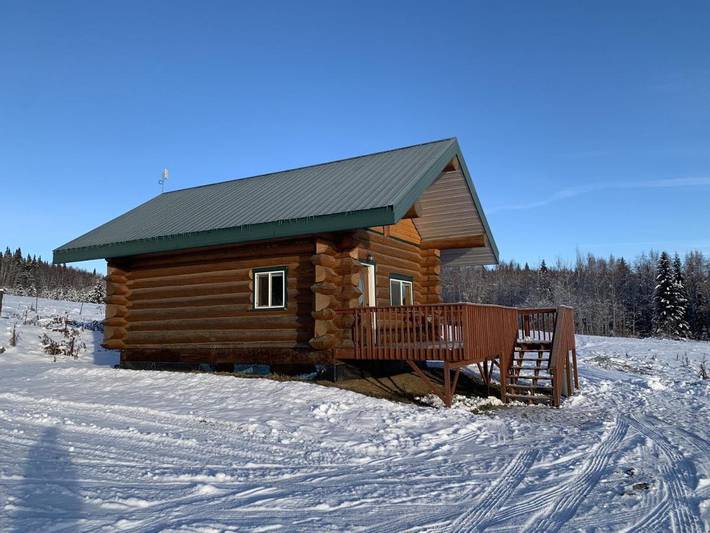 Natuurhuisje voor 5 personen, met terras en uitzicht in Alaska