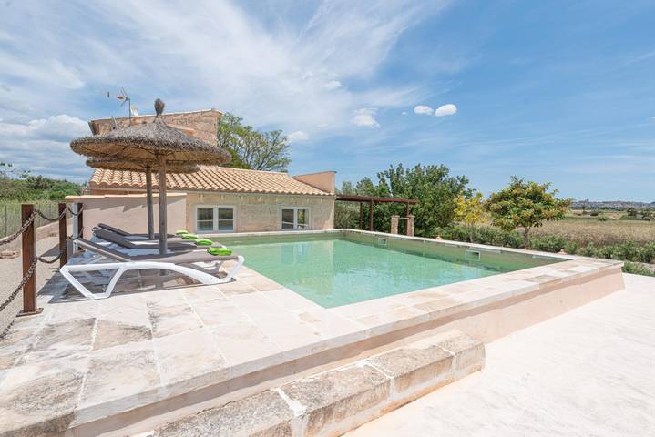 Finca für 6 Personen, mit Terrasse in Montuïri - 4