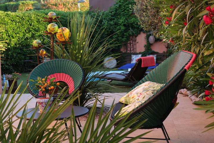 Location de vacances pour 4 personnes, avec piscine ainsi que jardin et vue, animaux acceptés à Maraussan - 4