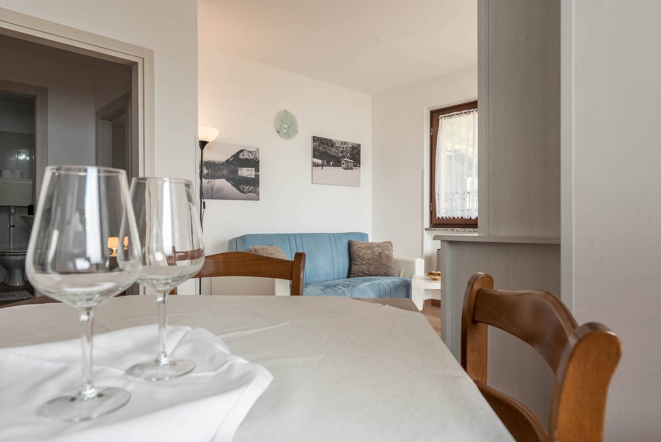 Charmant appartement "Bel Soggiorno 2" met uitzicht op het meer, bergen, wifi en terras, foto 6
