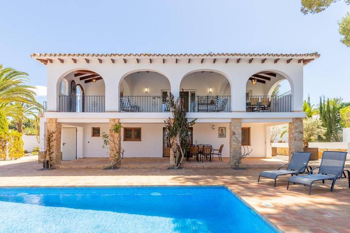 Holiday rental for 8 people, with Garden and Pool in Moraira