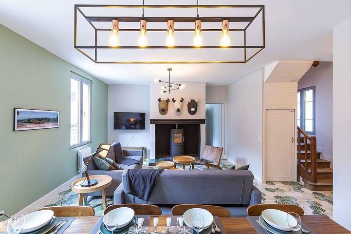 Chalet pour 15 personnes, avec jardin et terrasse