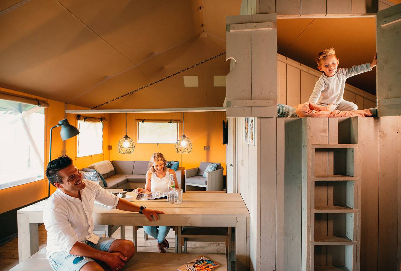 Recreatiepark De Boshoek — Luxury Safarihouse | 8 personen in Veluwe