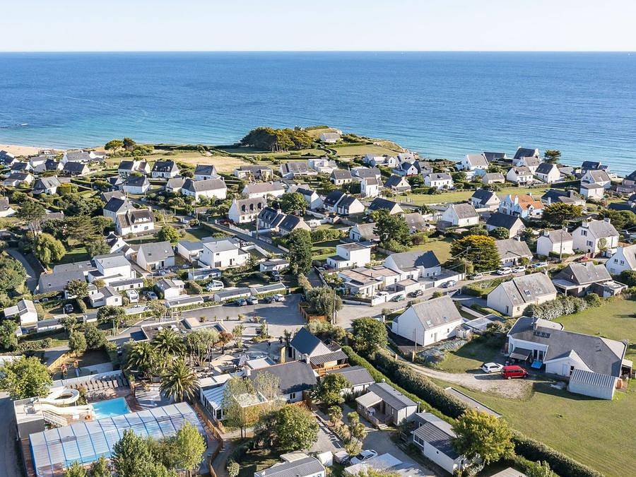 Camping Sandaya Le Kérou - Mobilheim 6 personen - Cottage Privilège Tv Lv - 3 Zimmer - 6 Personen in Clohars-Carnoët, Côte de Cornouaille