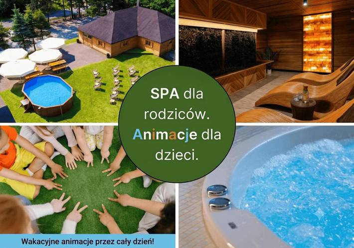 Hotel dla 2 osób, z ogród i jacuzzi oraz sauna i basen w Malinka