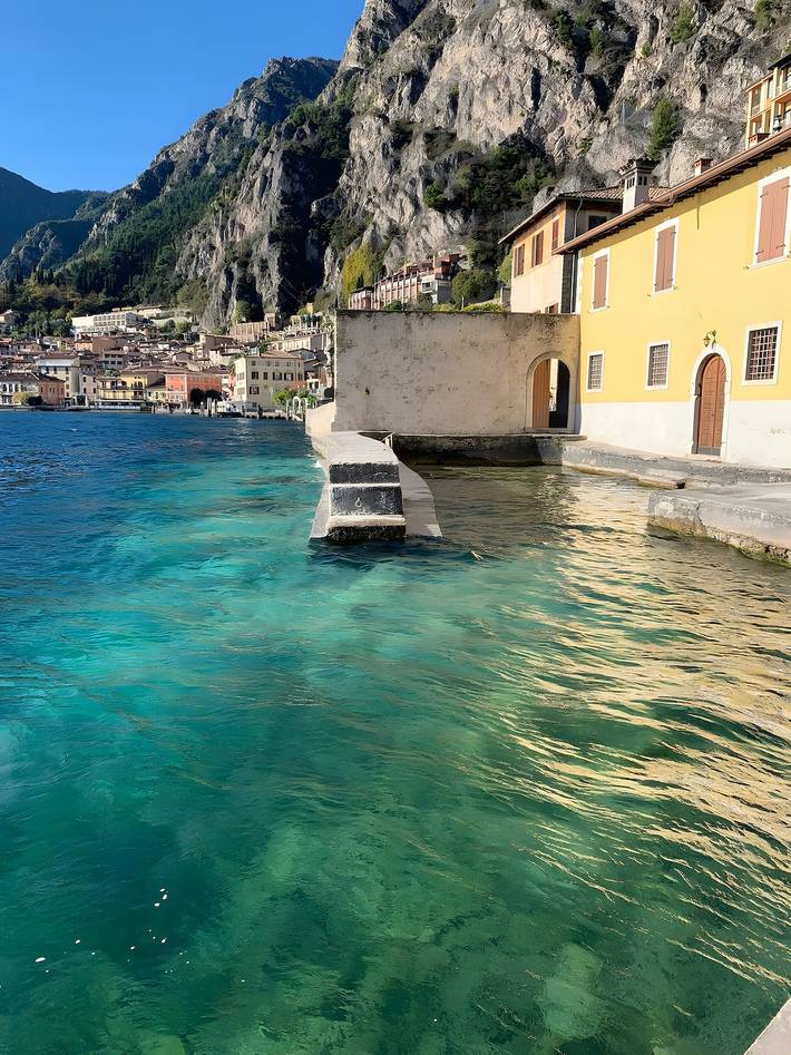 Ferienwohnung für 4 Personen, mit Garten und Seeblick in Limone sul Garda