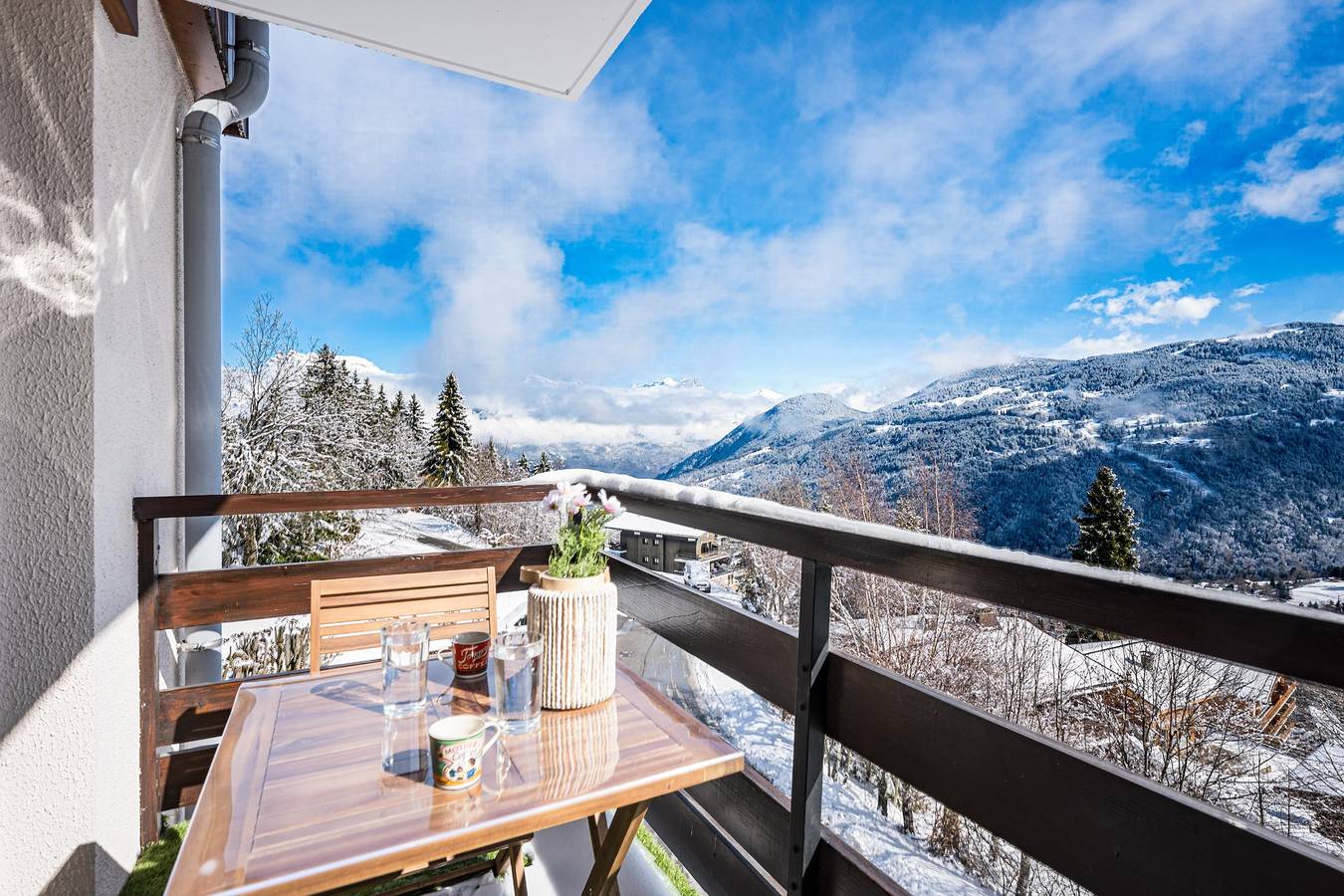 Geheel appartement, Vakantieappartement voor 5 personen met balkon in Saint-Gervais-les-Bains, Pays du Mont-Blanc