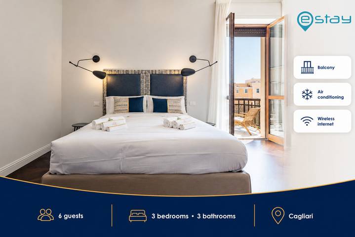 B&b per 6 persone, con Balcone/Terrazza a Cagliari