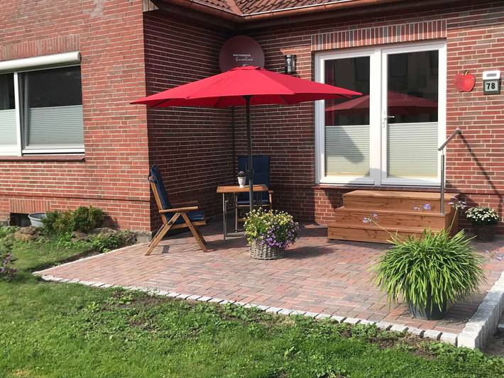 Ferienwohnung für 4 Personen, mit Terrasse und Garten in Jork