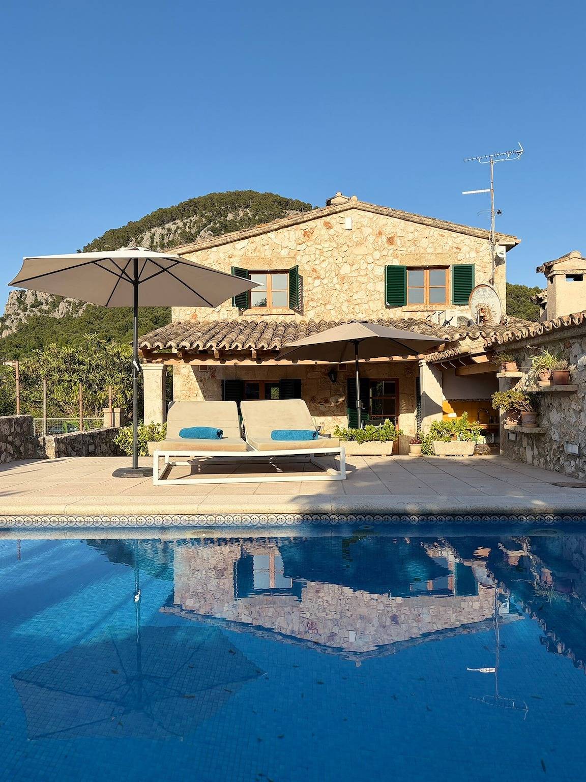 Charming Country House with Pool and Spectacular Village Views in Pollença, North Majorca