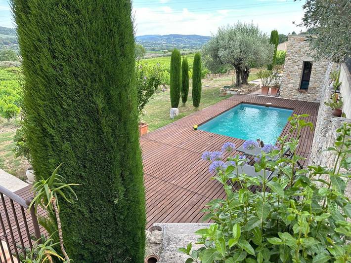 Gîte pour 2 personnes, avec jardin ainsi que piscine et terrasse à Nyons - 2