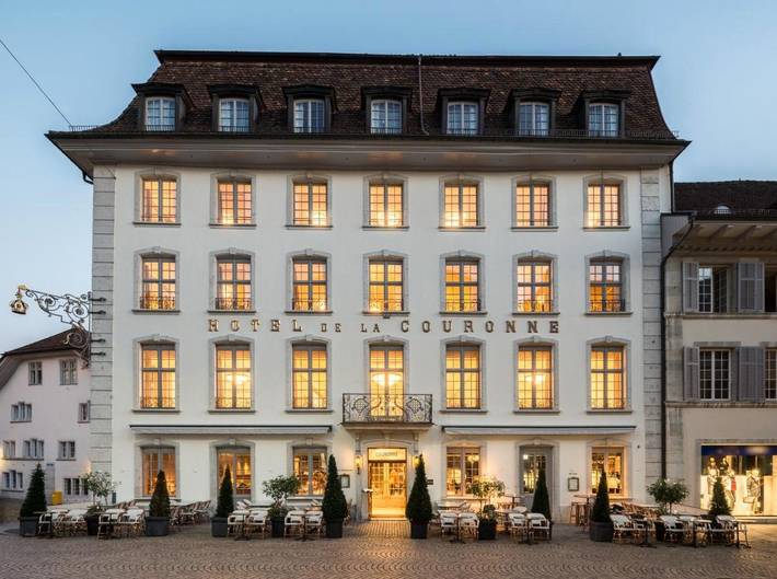 Hotel, mit Terrasse und Garten sowie Ausblick in Solothurn