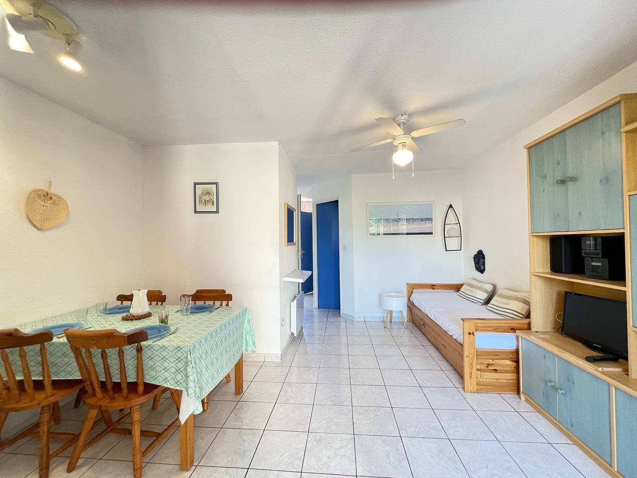 Appartement entier, Joli 2 pièces avec jardinet, parking privé, à 100m de la plage - Sète in Sète, Côte d'Améthyste