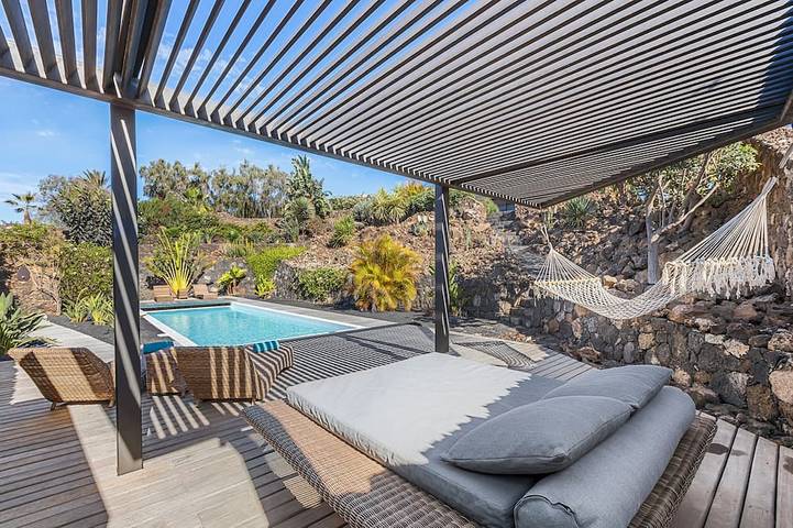 Villa für 6 Personen, mit Garten und Terrasse in Lajares